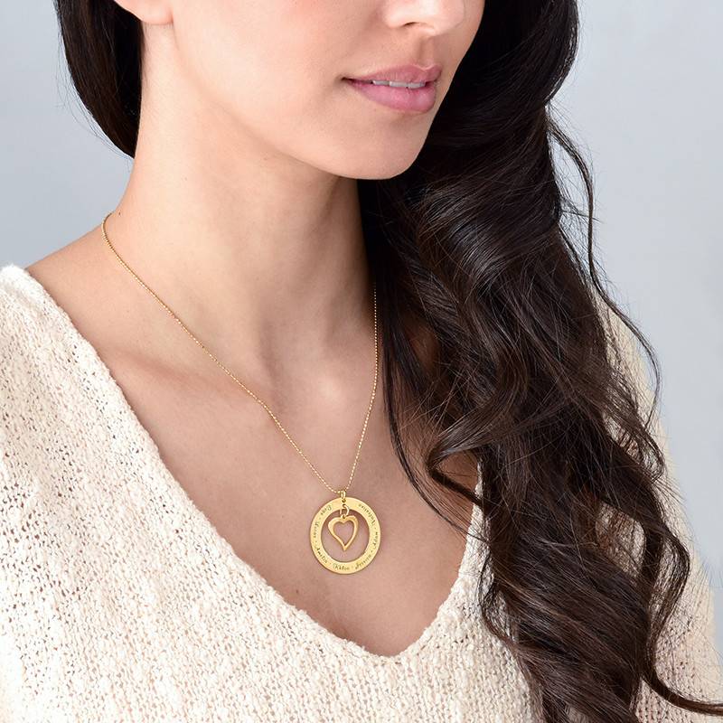 Love My Family Necklace - Gold Plated-3 product photo