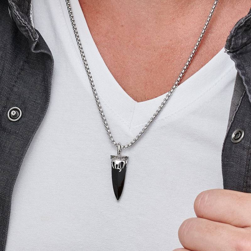 Men's Celtic Dagger Pendant Necklace product photo
