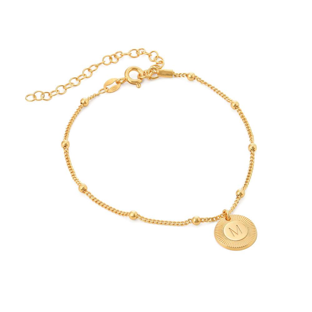 Mini Rayos Initial Bracelet / Anklet in Vermeil-2 product photo