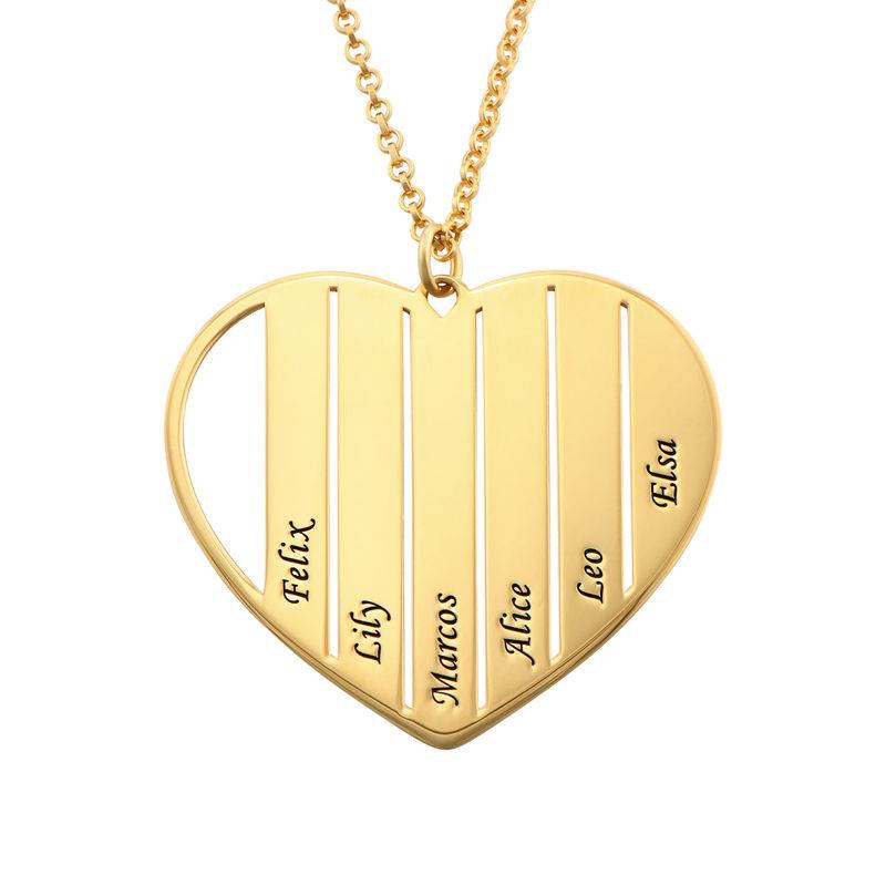 Mom Heart Necklace in Gold Plating product photo