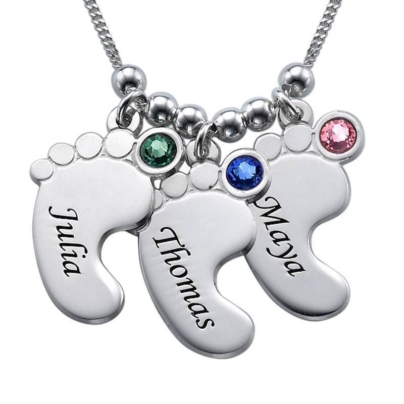 Personalised baby necklace for on sale mum