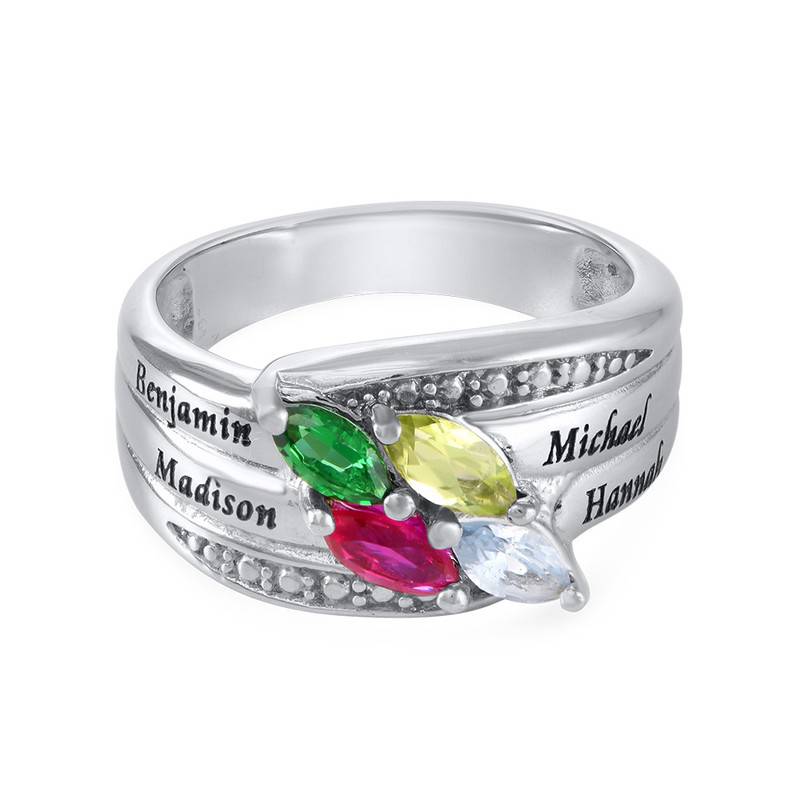 Mother Ring with Birthstones-1 product photo