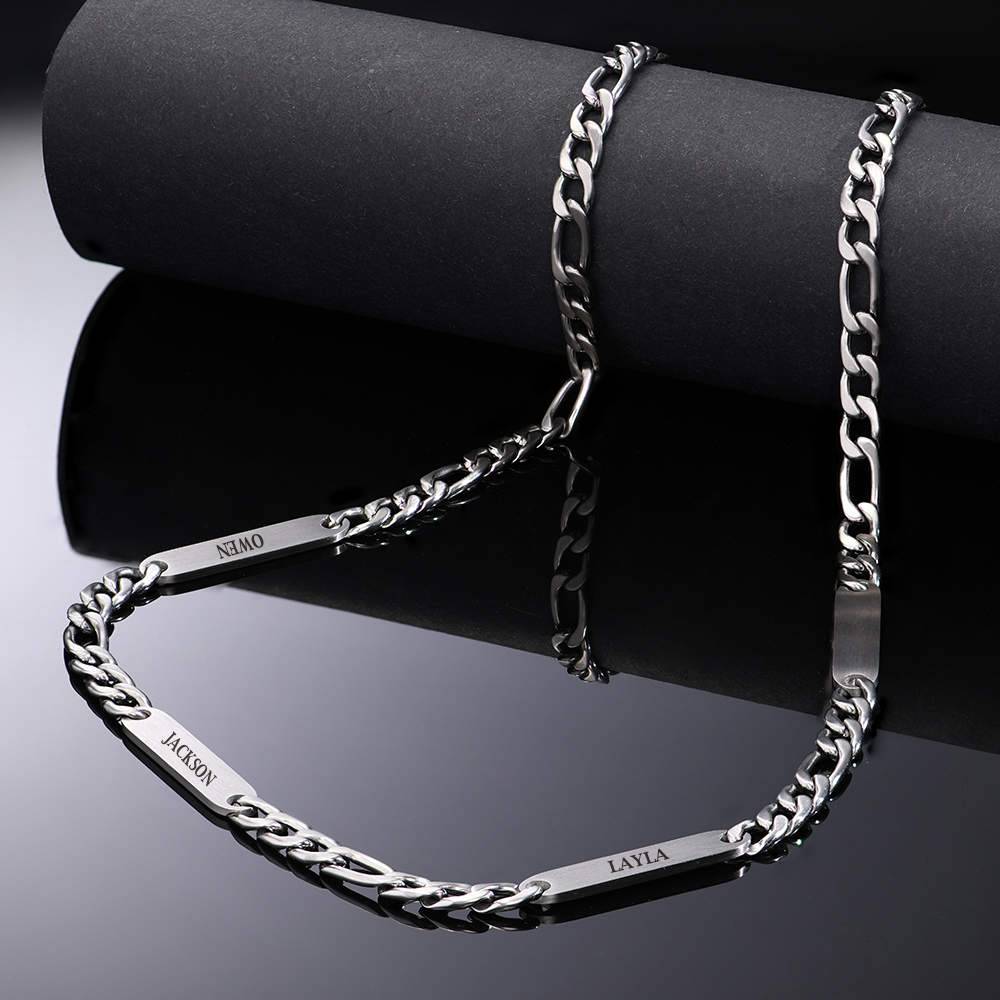 The Cosmos Necklace for Men in Stainless Steel-7 product photo