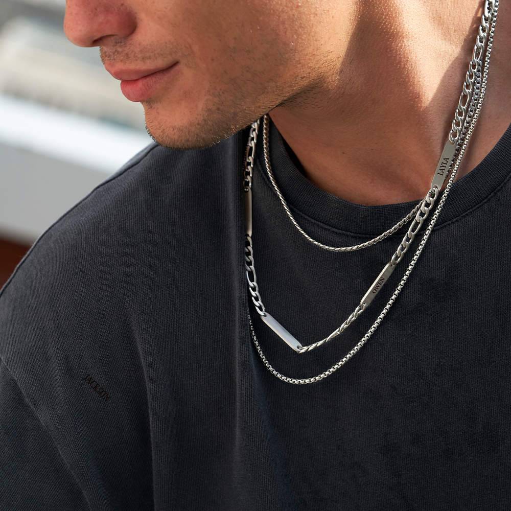 The Cosmos Necklace for Men in Stainless Steel-3 product photo