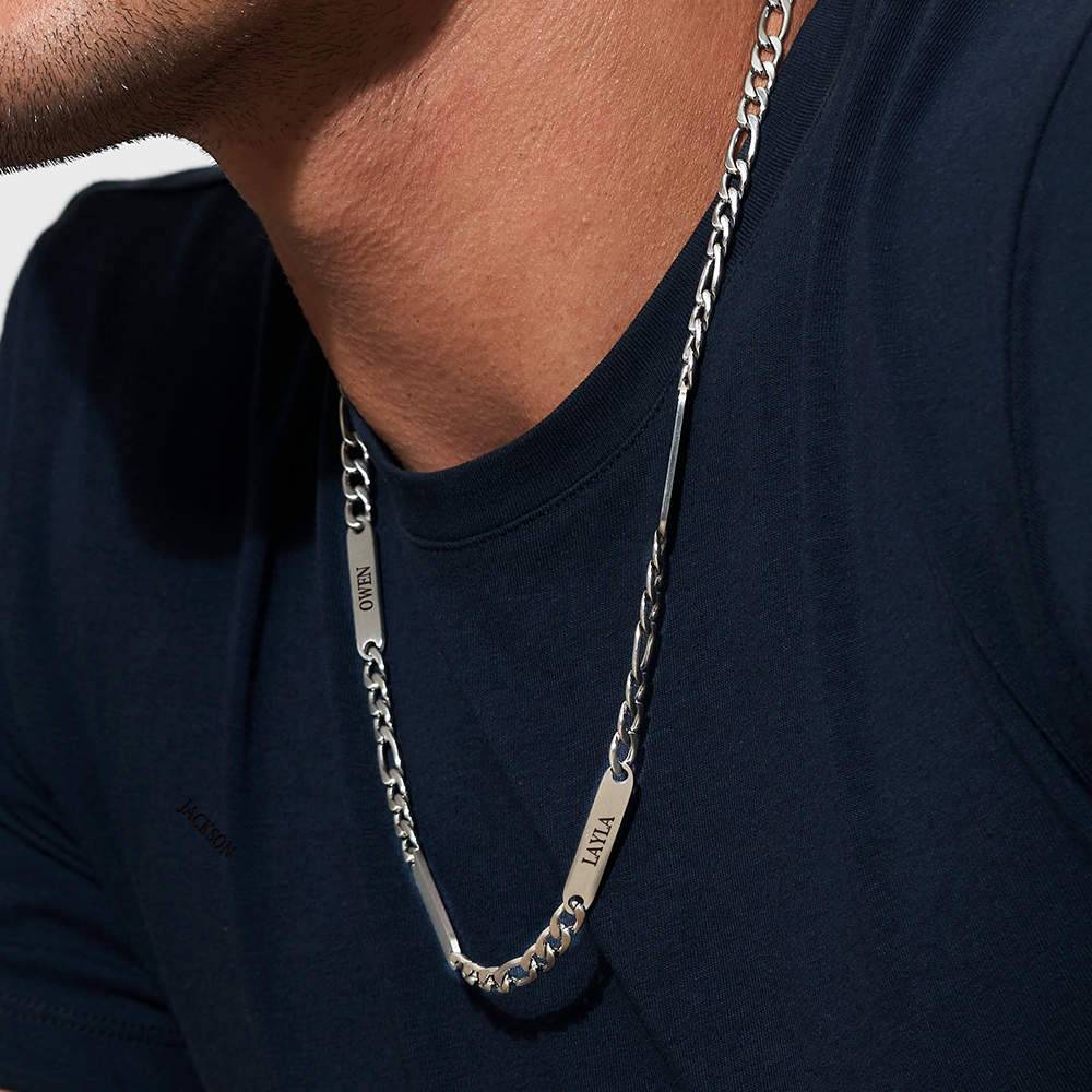 The Cosmos Necklace for Men in Stainless Steel-2 product photo