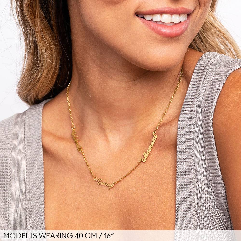 Heritage Multiple Name  Necklace in 18k Gold Vermeil-1 product photo