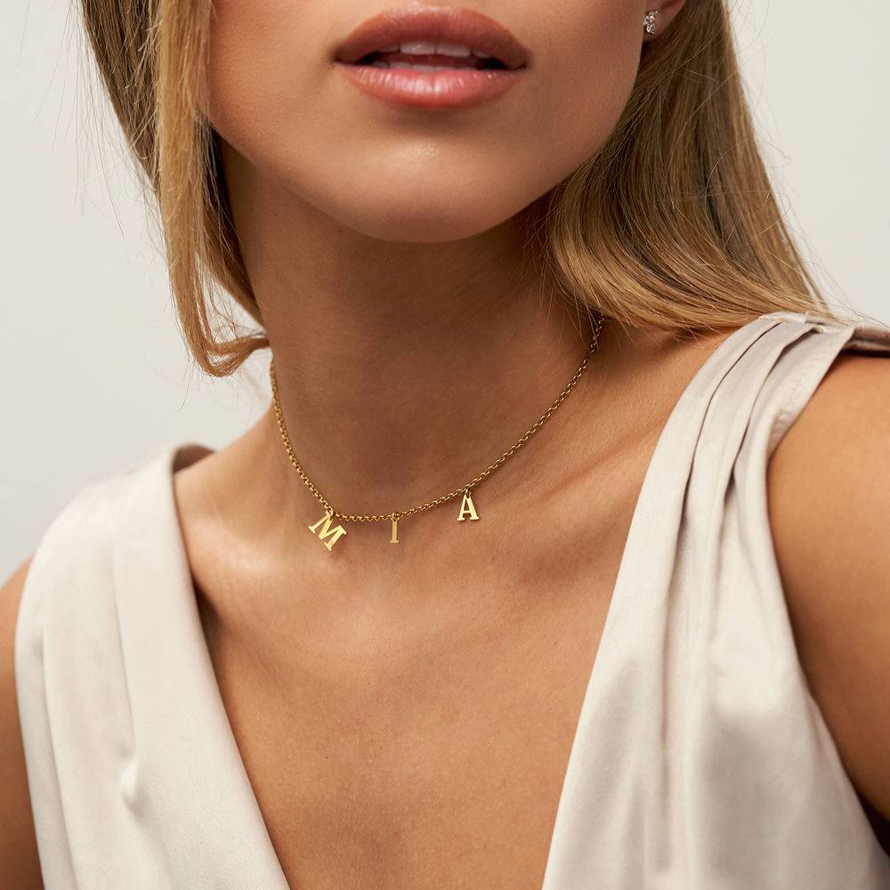 Name Choker in 18K Gold Plating-5 product photo