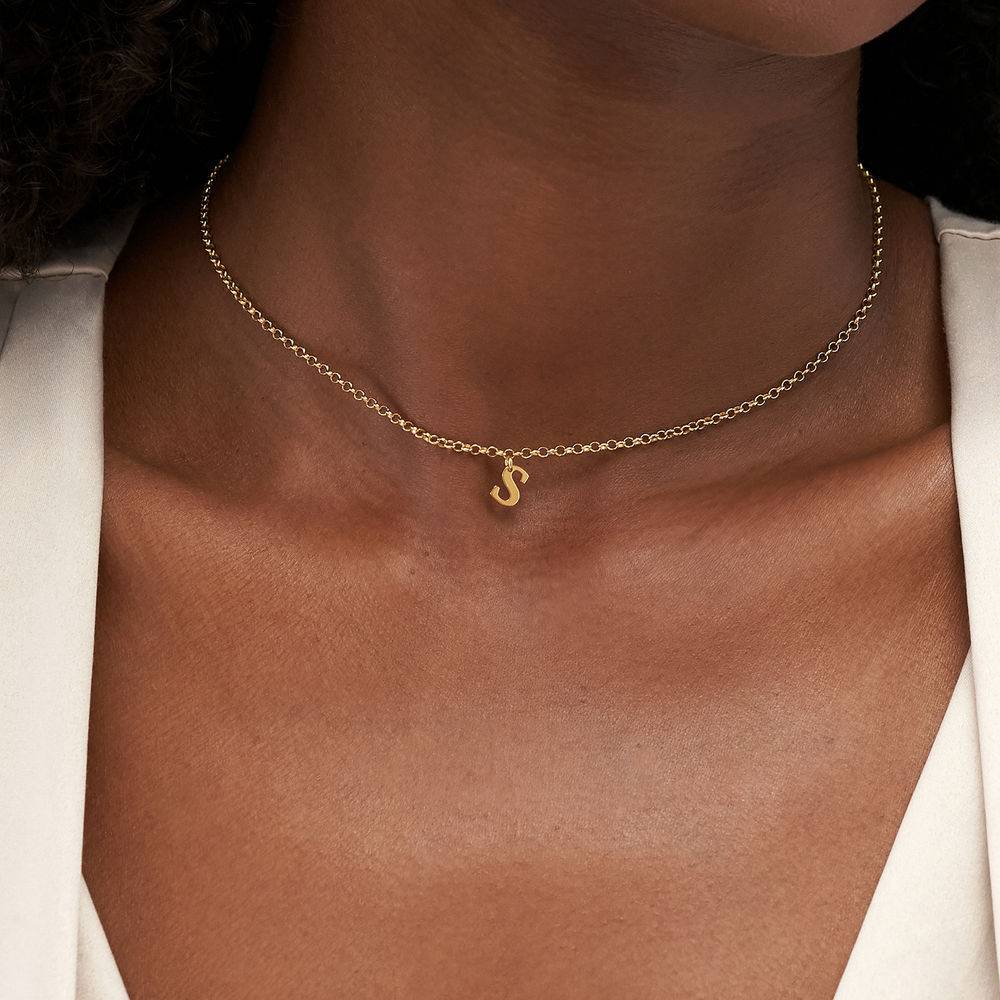 Name Choker in 18K Gold Plating-4 product photo