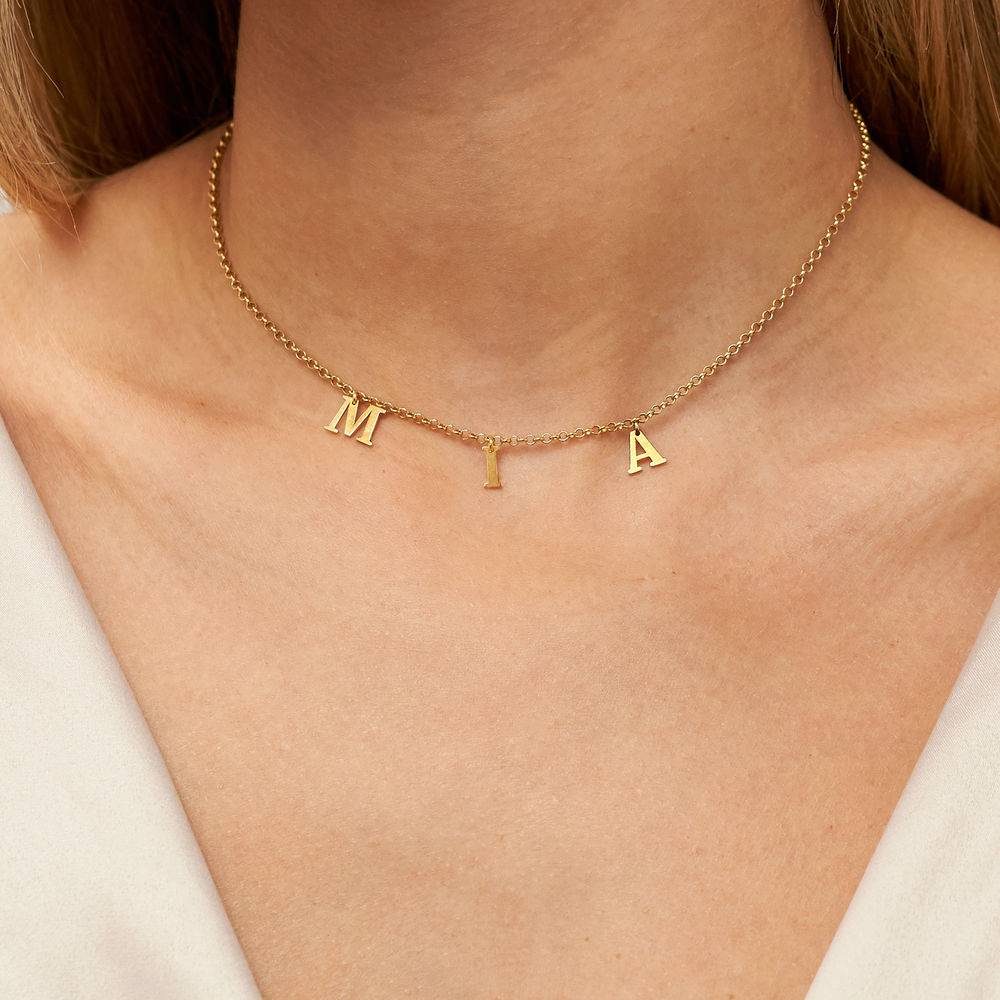Name Choker in Vermeil Name Choker in Vermeil product photo