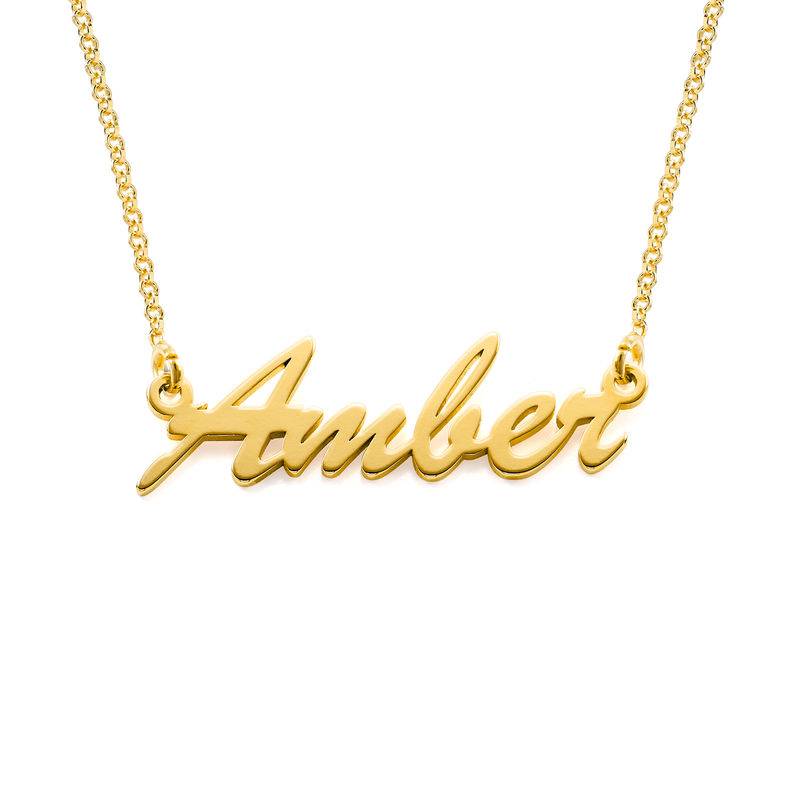Name Necklace in Gold Vermeil-2 product photo