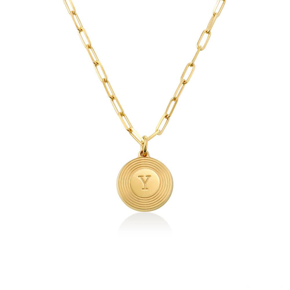 Odeion Initial Necklace in 18k Gold Plating-1 product photo