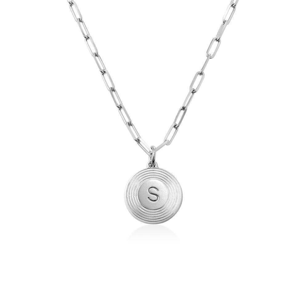 Odeion Initial Necklace in Sterling Silver product photo