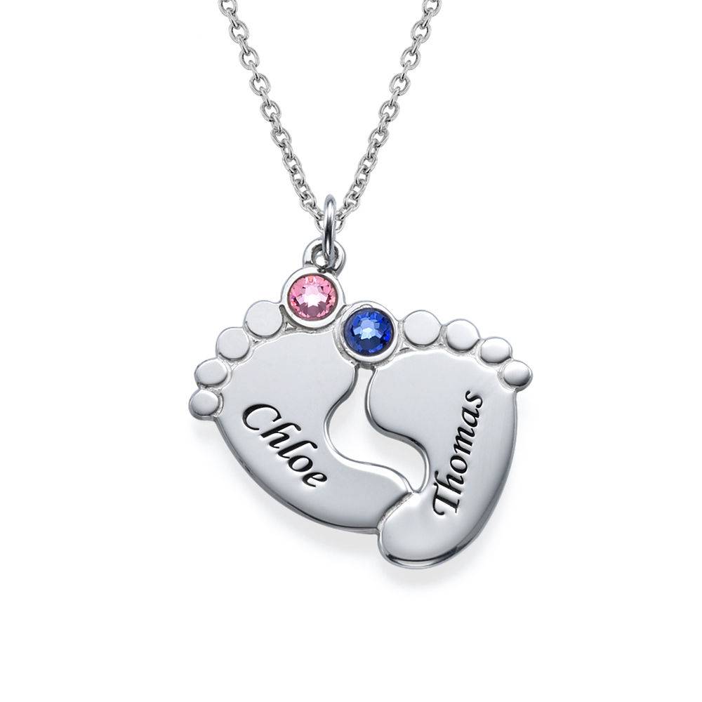 Personalized Baby Feet Necklace-1 product photo