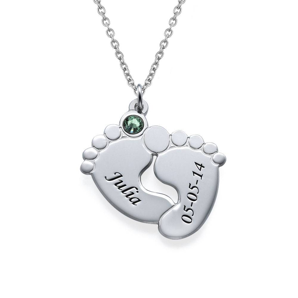 Personalized Baby Feet Necklace-2 product photo