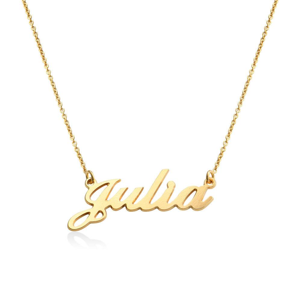 Classic Cocktail Name Necklace in 18k Gold Plating-4 product photo
