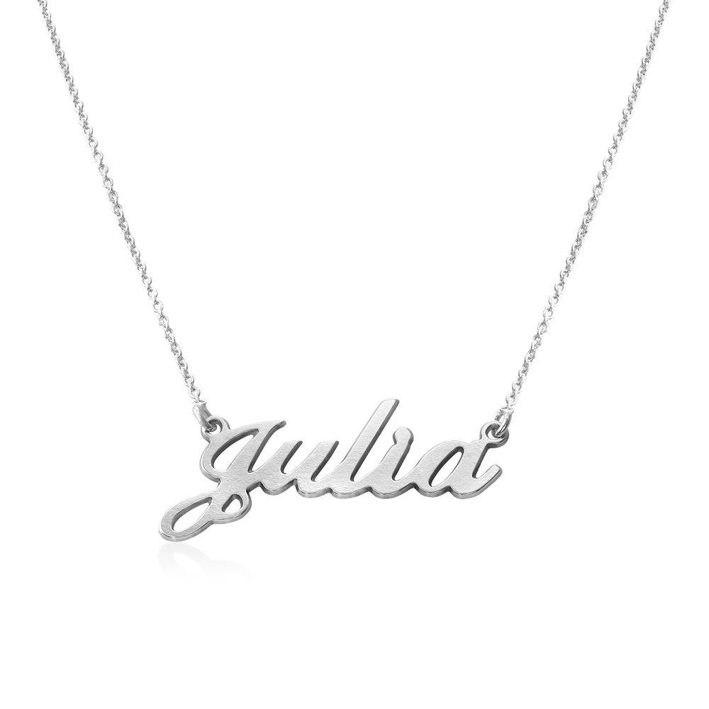 Classic Cocktail Name Necklace in Sterling Silver-3 product photo