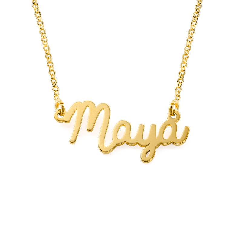 Personalized Cursive Name Necklace in 18k Gold Vermeil - Mini Design-1 product photo