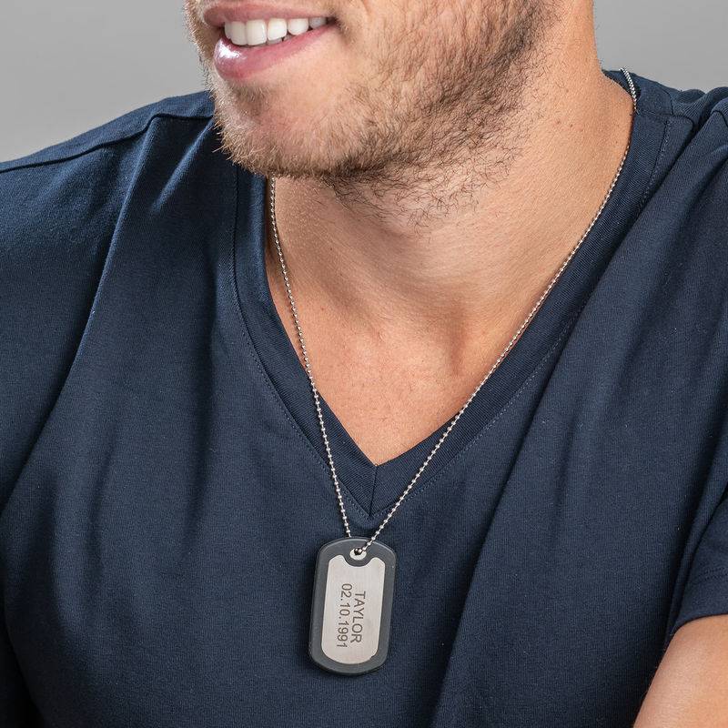 Personalized Dog Tag Necklace for Men-2 product photo
