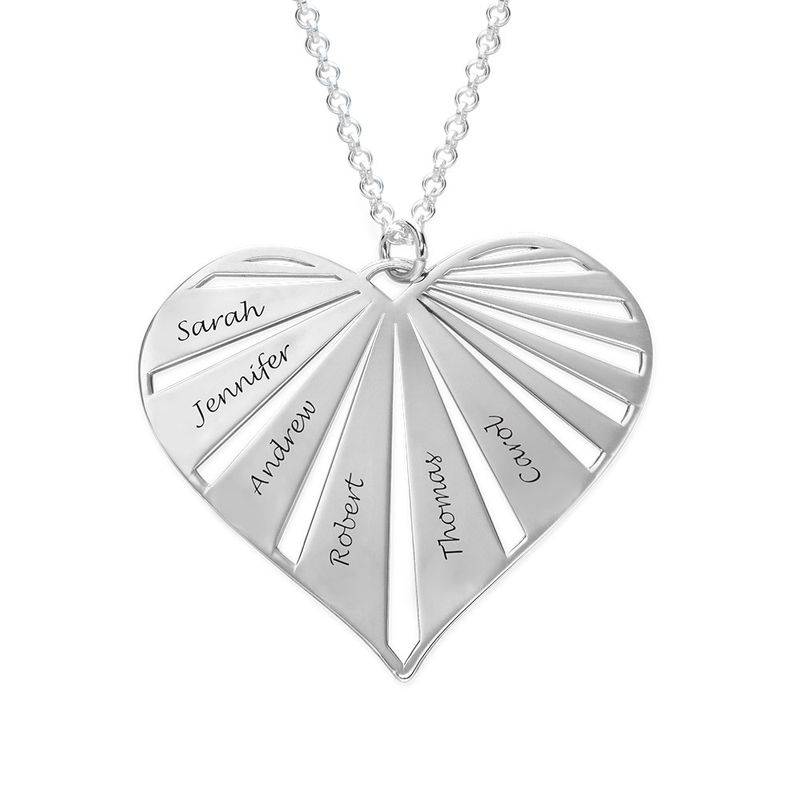 Personalized Family Necklace in Sterling Silver-1 product photo