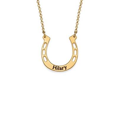Personalized Horseshoe Necklace-1 product photo