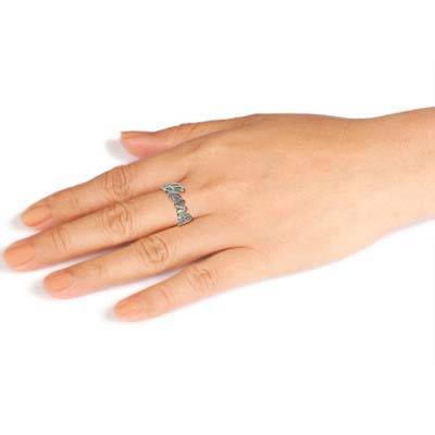 Personalized Silver Cut Out Ring-2 product photo