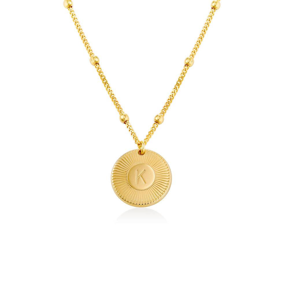 Rayos Initial Necklace in Vermeil-1 product photo