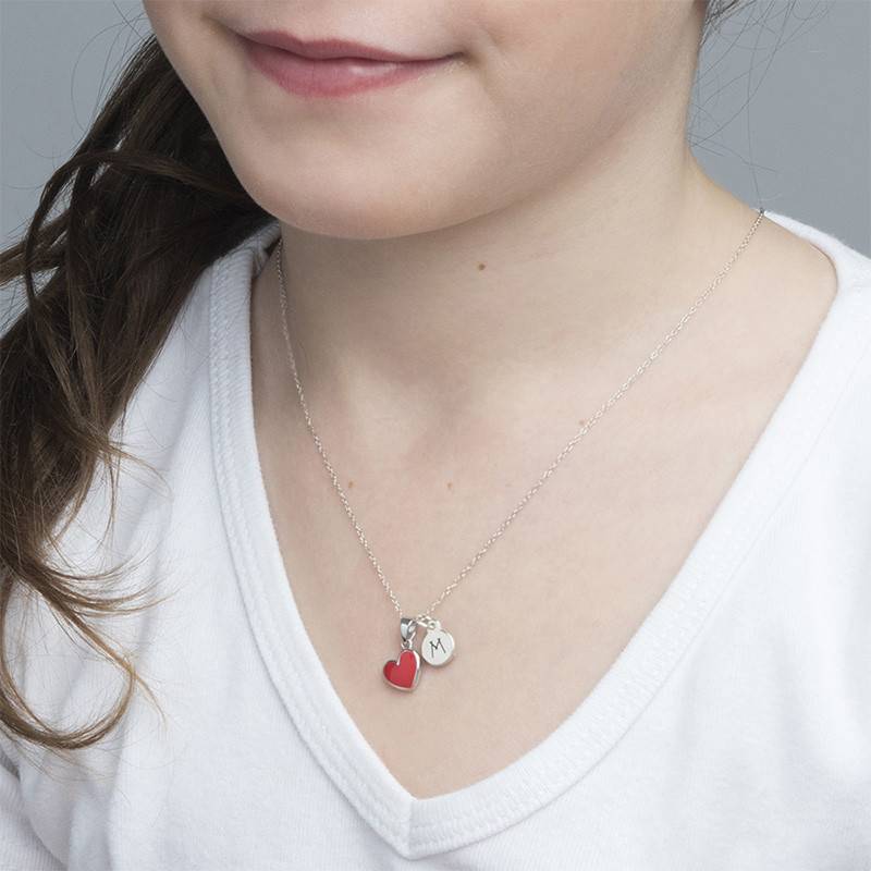 Red Heart Necklace for Kids product photo