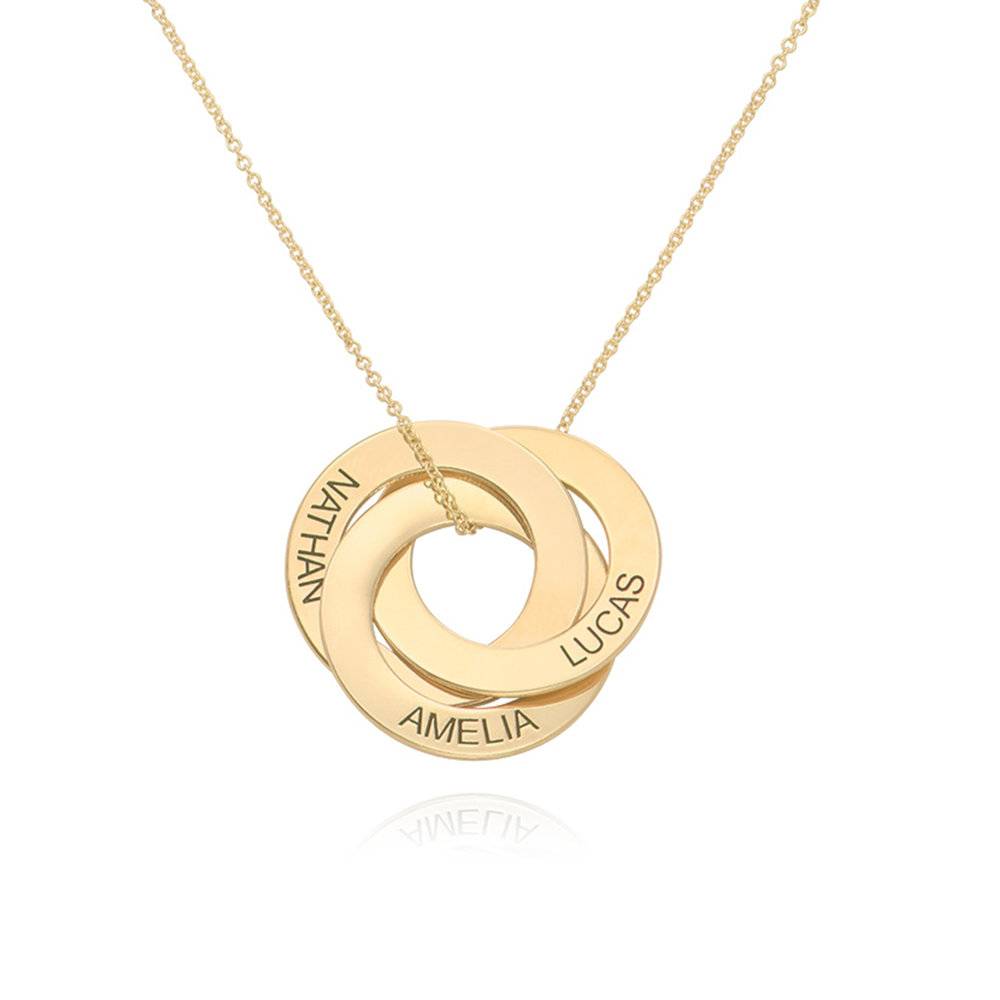 Russian Ring Necklace in 14k Gold-6 product photo