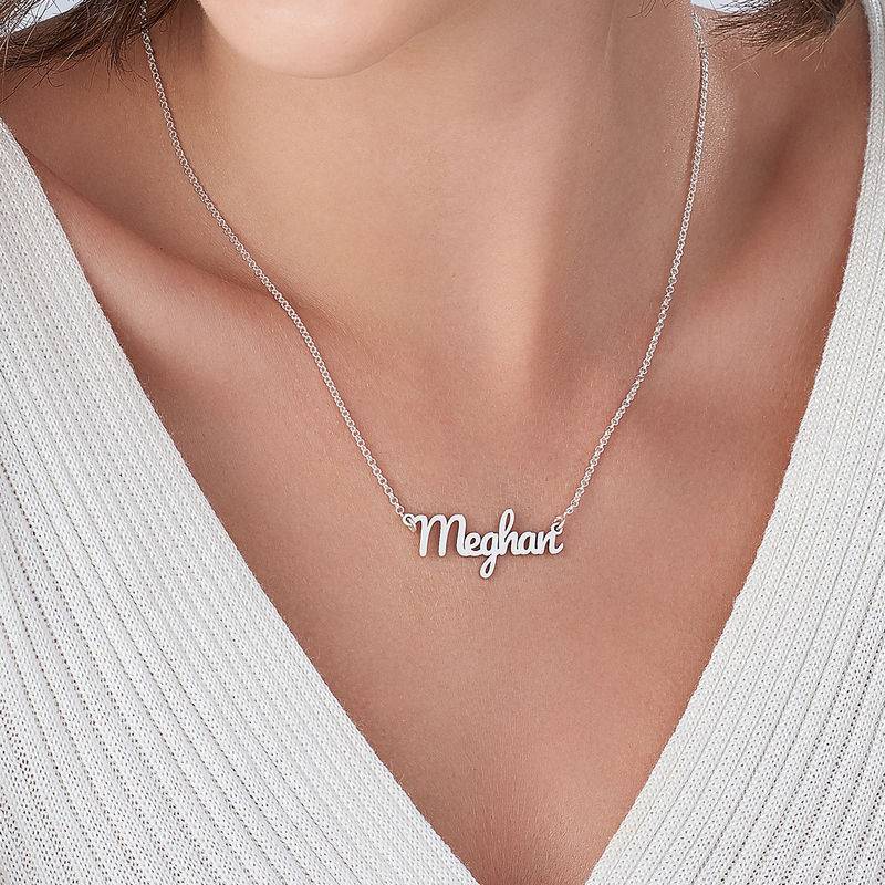 London Name Necklace in Sterling Silver-4 product photo