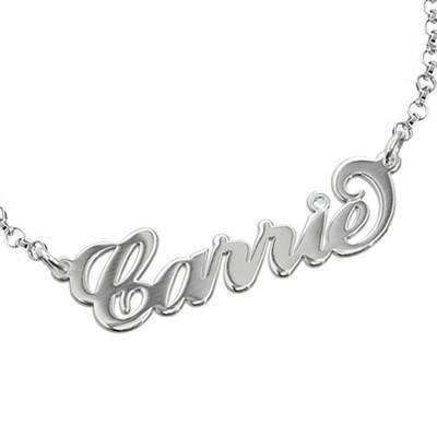 Silver and Crystal Name Bracelet / Anklet product photo