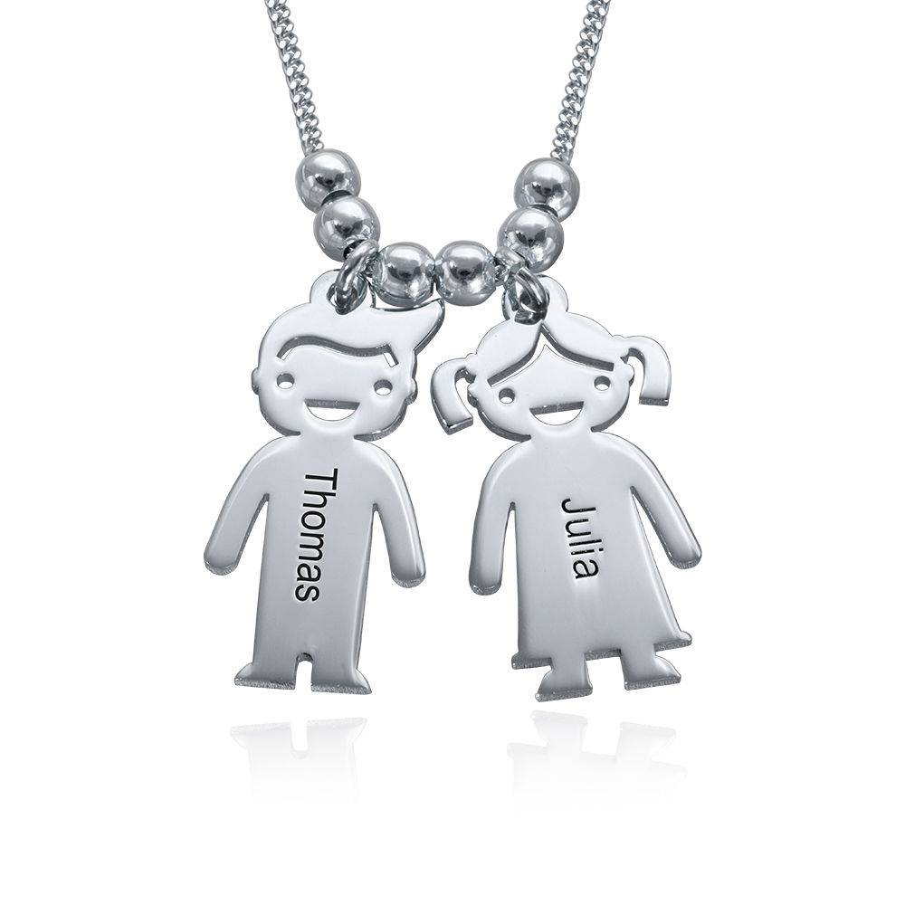 Necklace charms with children's on sale names