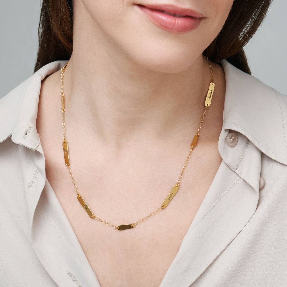 The Milestones Necklace in 18k Gold Vermeil-5 product photo
