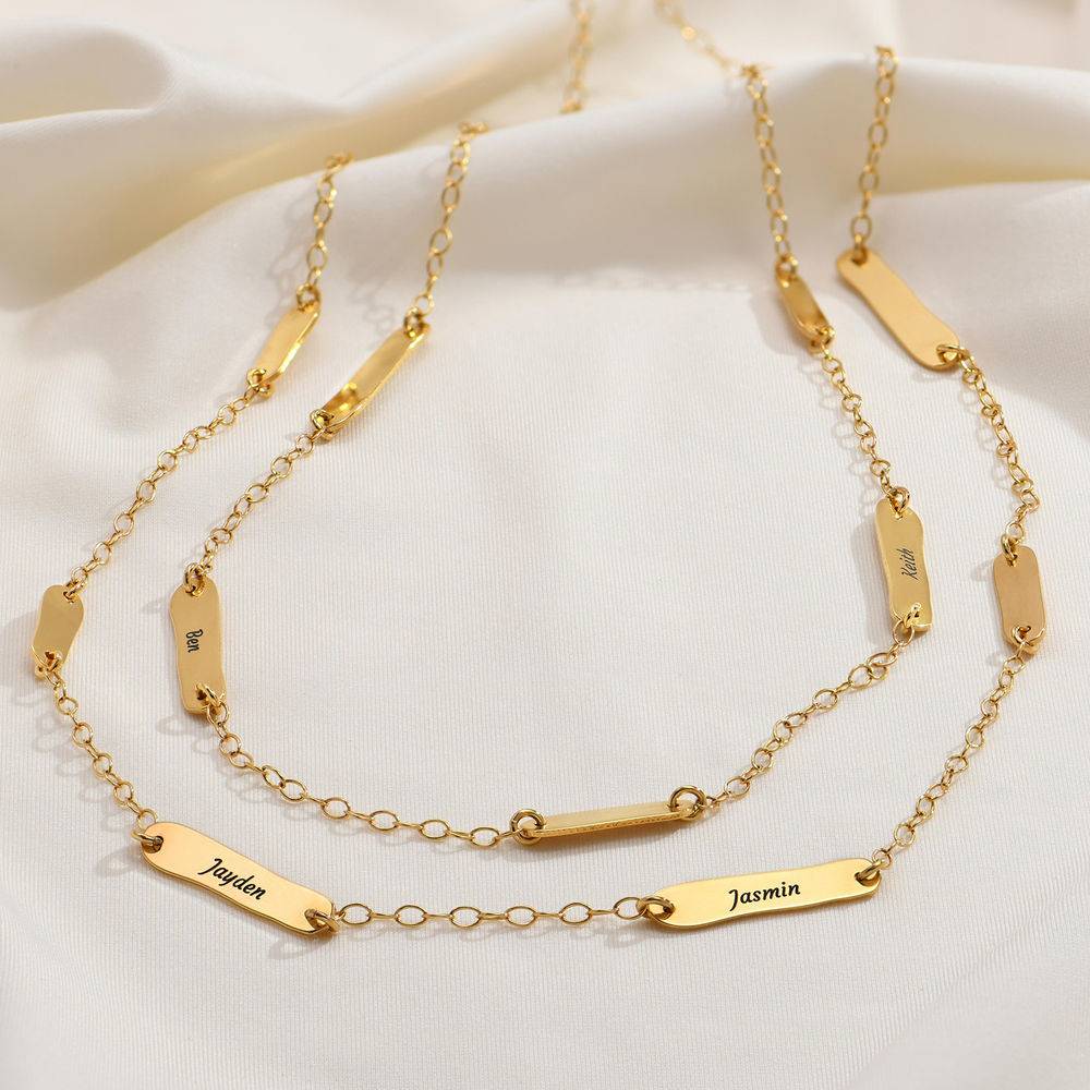 The Milestones Necklace in 18k Gold Vermeil-3 product photo