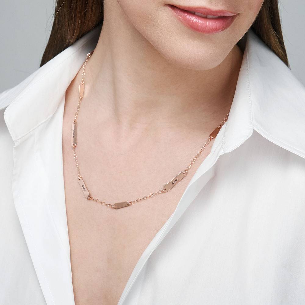 The Milestones Necklace in 18k Rose Gold Plating-1 product photo