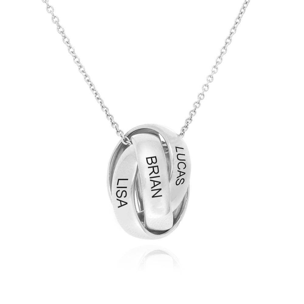 Platinum hot sale name necklace