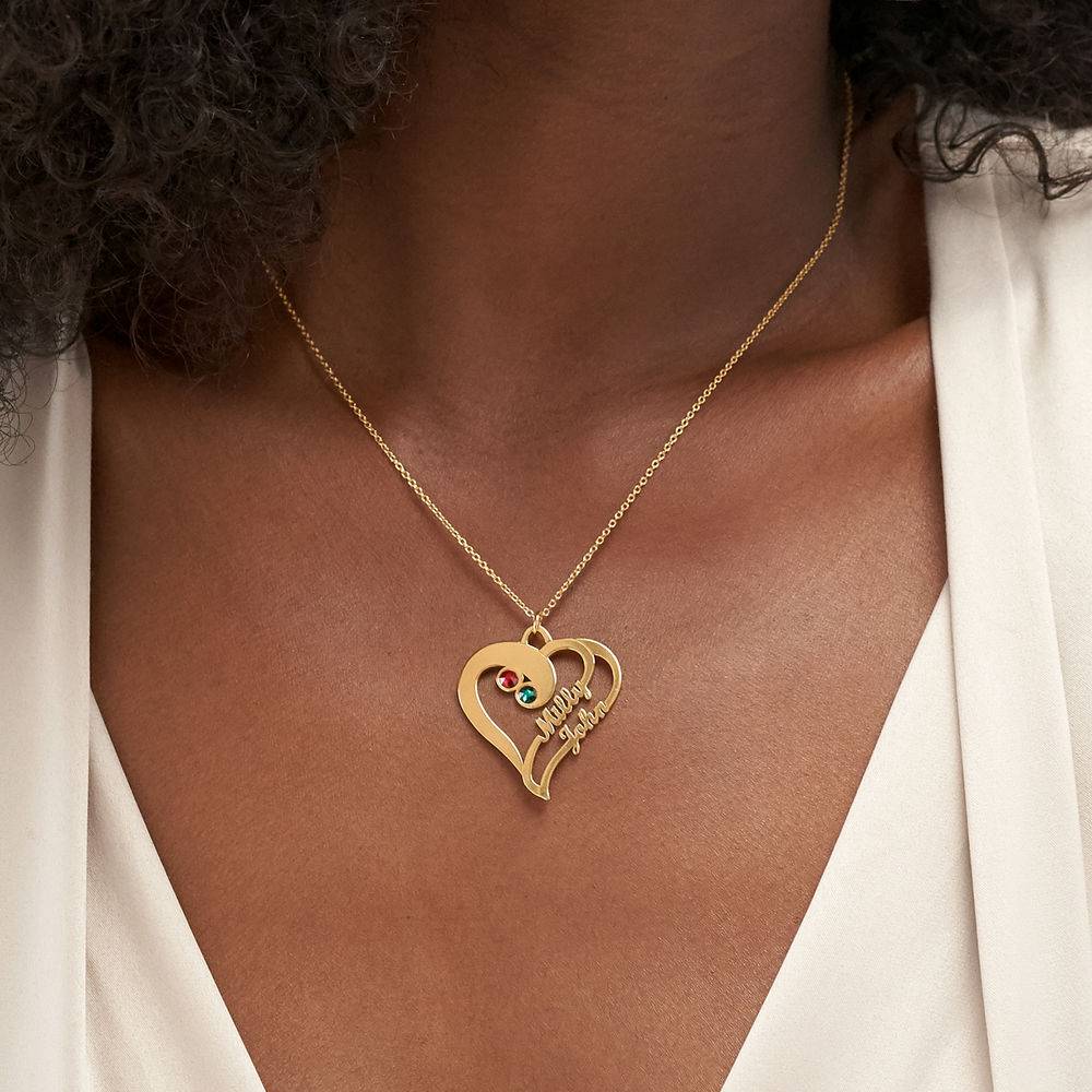 Two Hearts Forever One Necklace with Gold Plating-1 product photo