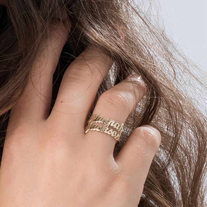 Two is Better than One Ring - 14k Gold-1 product photo