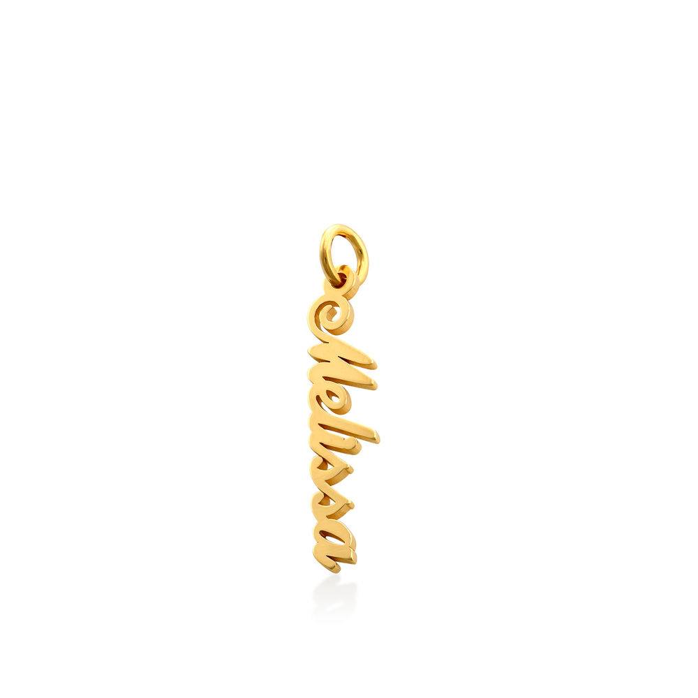 Vertical Name Pendant in Gold Vermeil-1 product photo