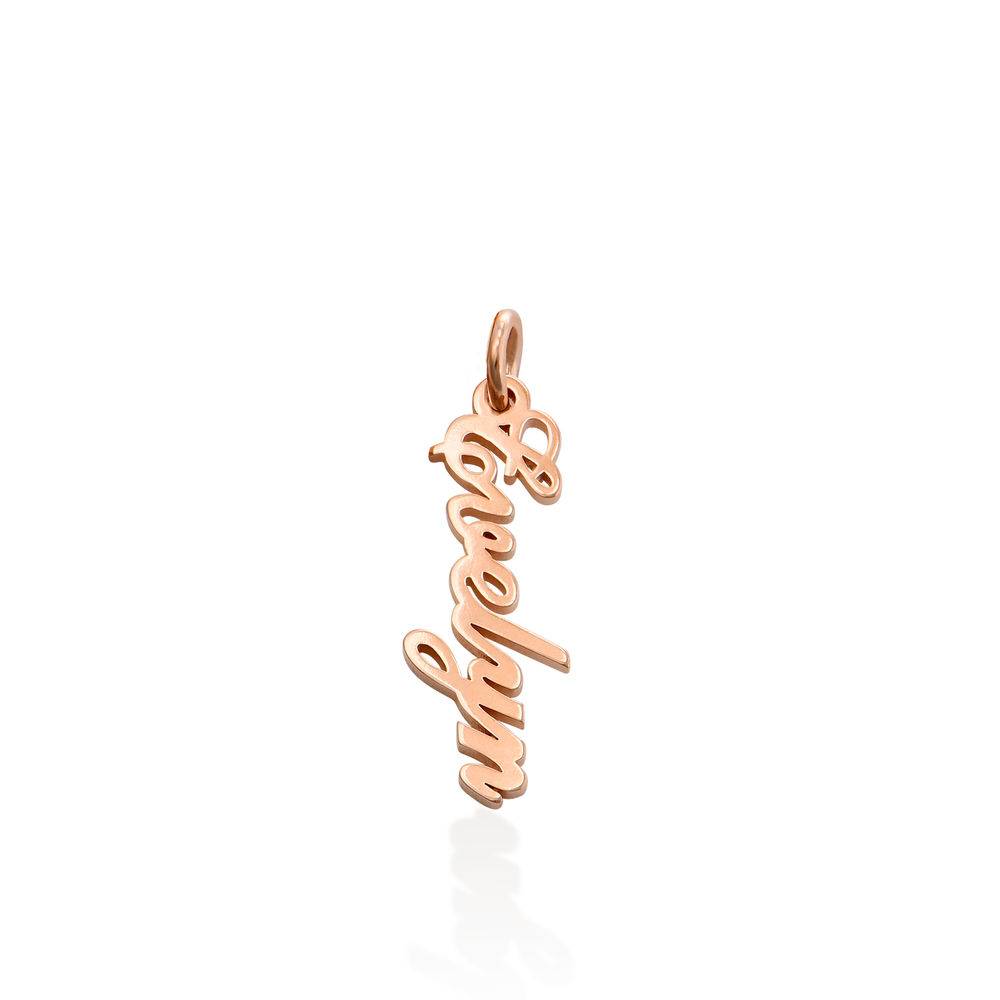 Vertical Name Pendant in Rose Gold Plated-2 product photo
