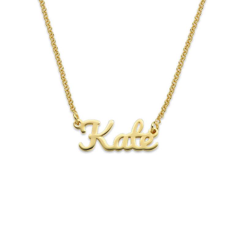 London Name Necklace in 18K Gold Plating