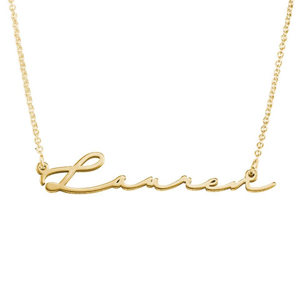 Signature Style Name Necklace - Gold Plated