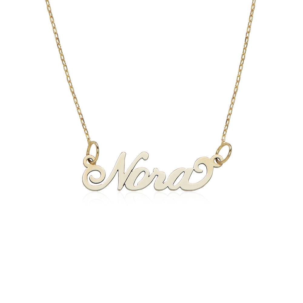 Small Carrie Name Necklace in 10k Gold