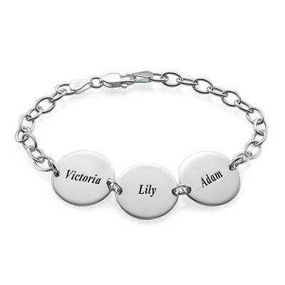 Special Gift for Mom - Disc Name Bracelet