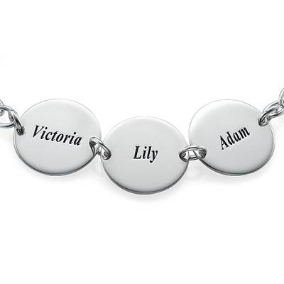 Special Gift for Mom - Disc Name Bracelet