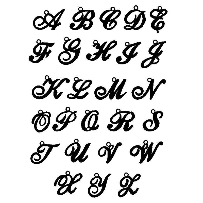Miley Style Sterling Silver Name 