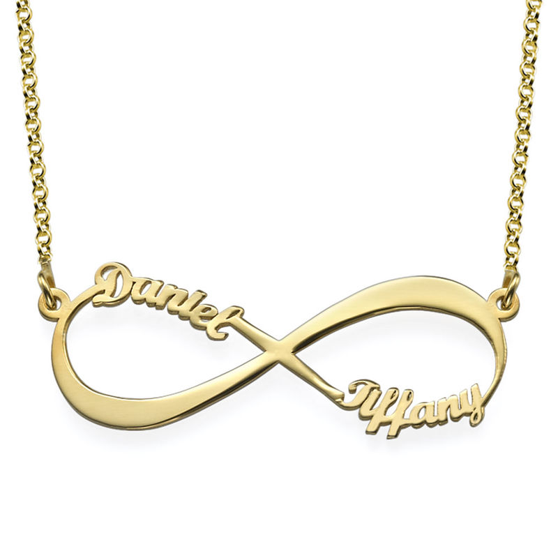 Infinity Name Necklace in Gold Plating product photo