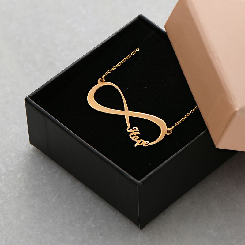 Infinity Name Necklace in Gold Plating - 5 product photo
