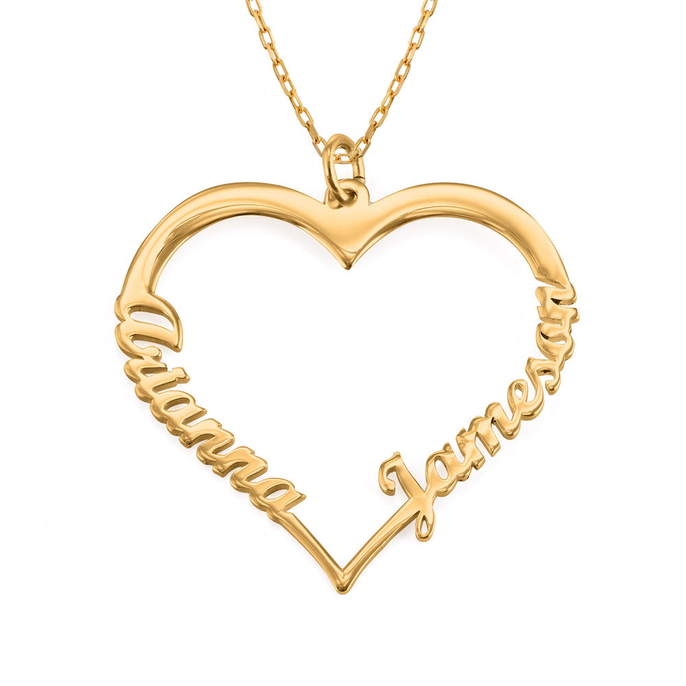 10k Gold Heart Necklace product photo
