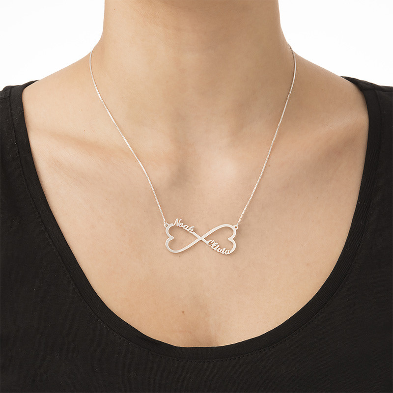 Heart Infinity Name Necklace - 1