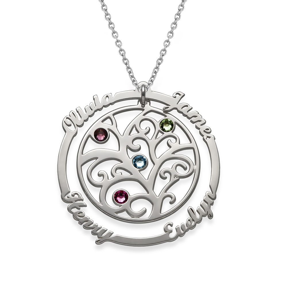 Birthstone Family Tree Necklace - My Everlasting Love Collection